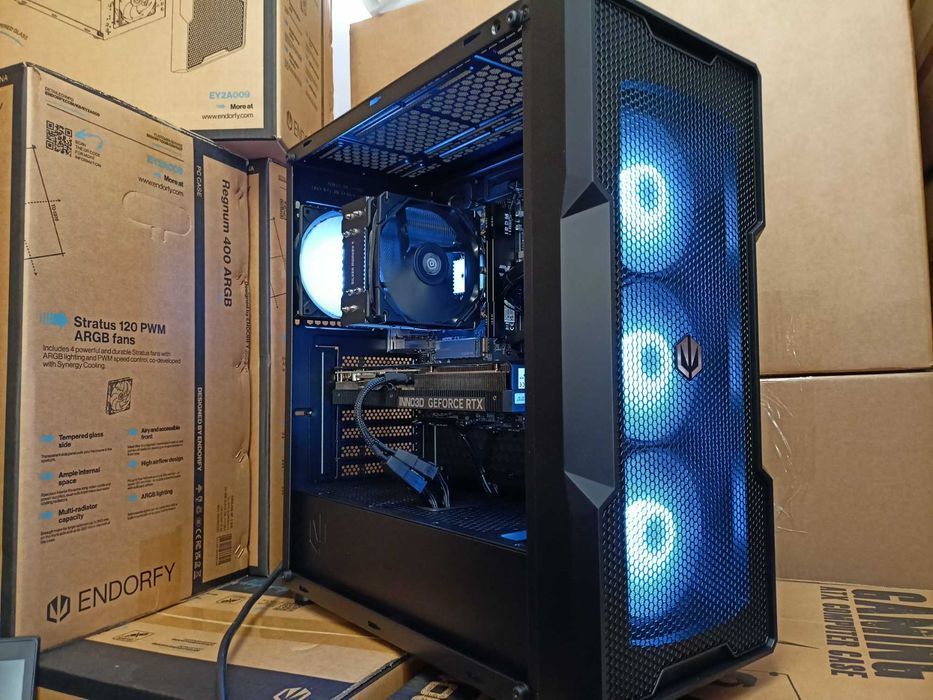 Nowy Komputer Gamingowy Ryzen 7 7700 DDR5 32 2TB RTX 5070 TI 16GB FV23