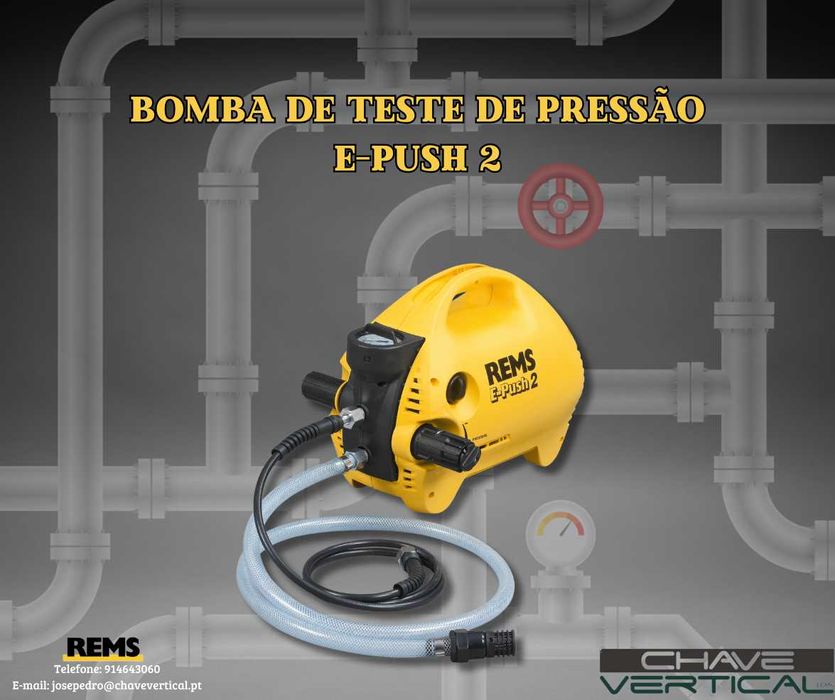 Bomba de Teste Elétrica E-Push 2 da REMS   JR19