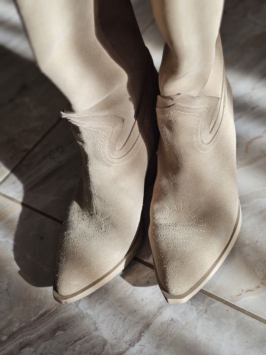 ‼️Казаки Kachorovska чоботи замшеві