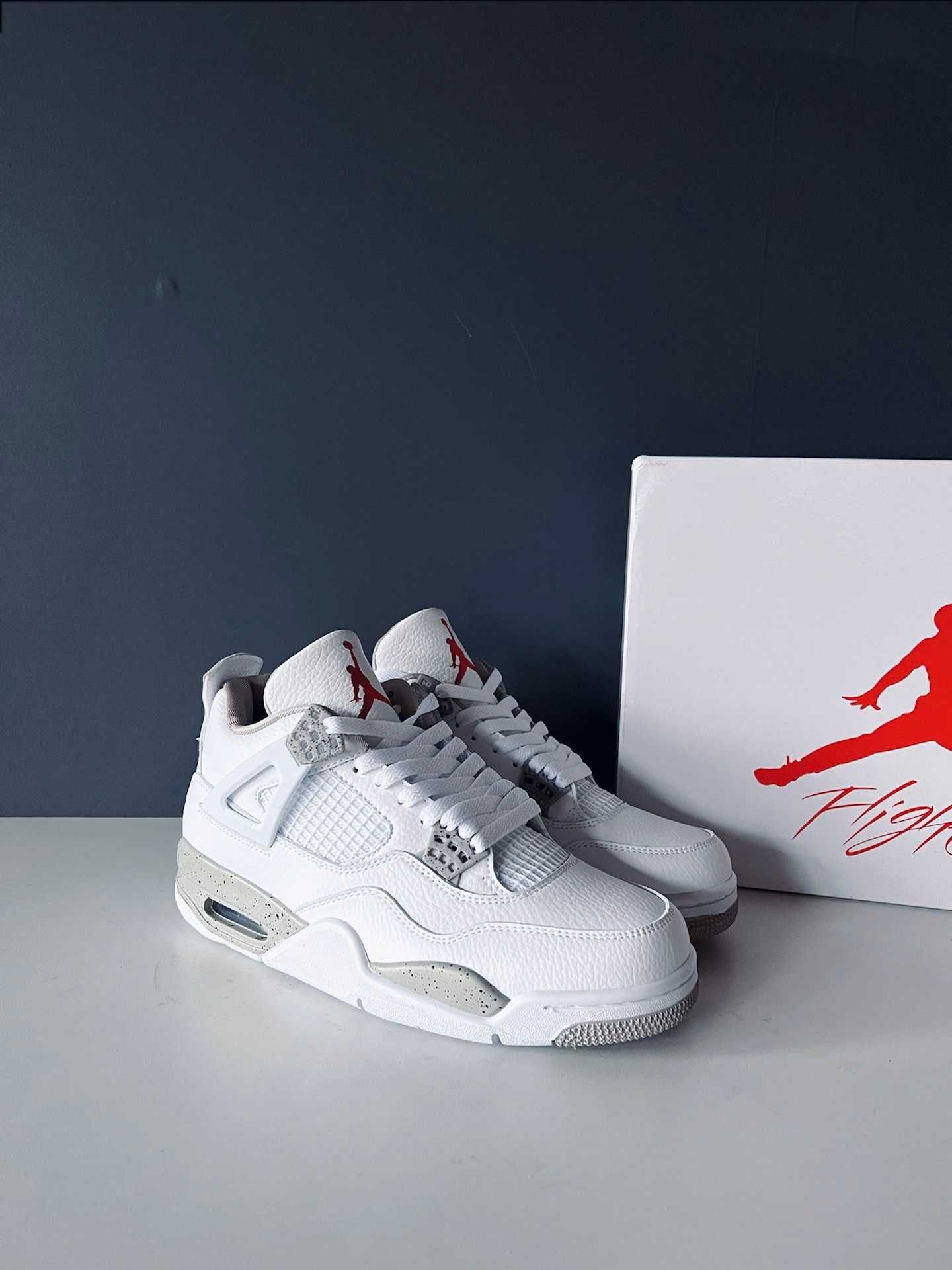 Jordan 4 Retro Białe Oreo Buty codzienne nowe z metką R.41