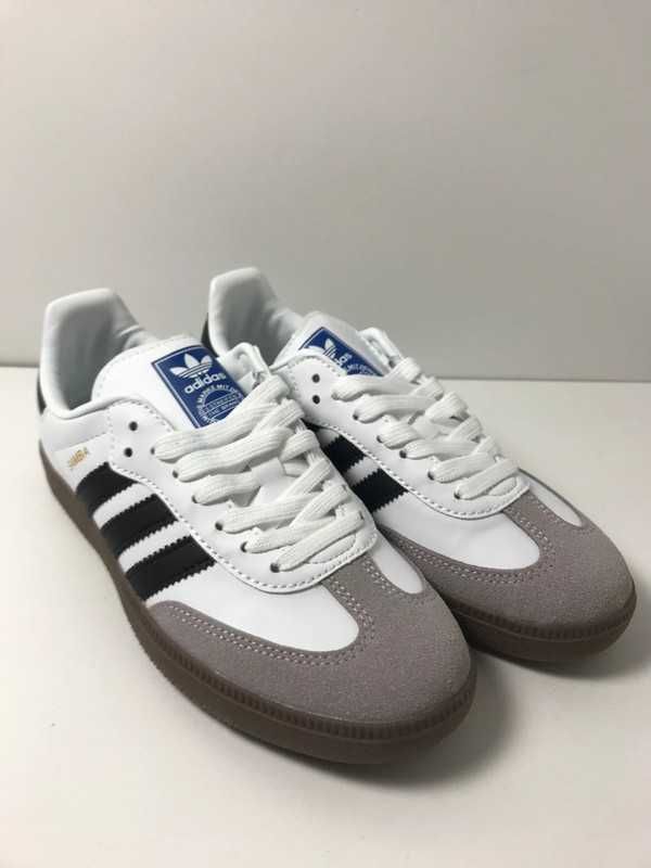 New Buty /Samba og*/ adidas_White-Czarne paski / uniseks/ r.41