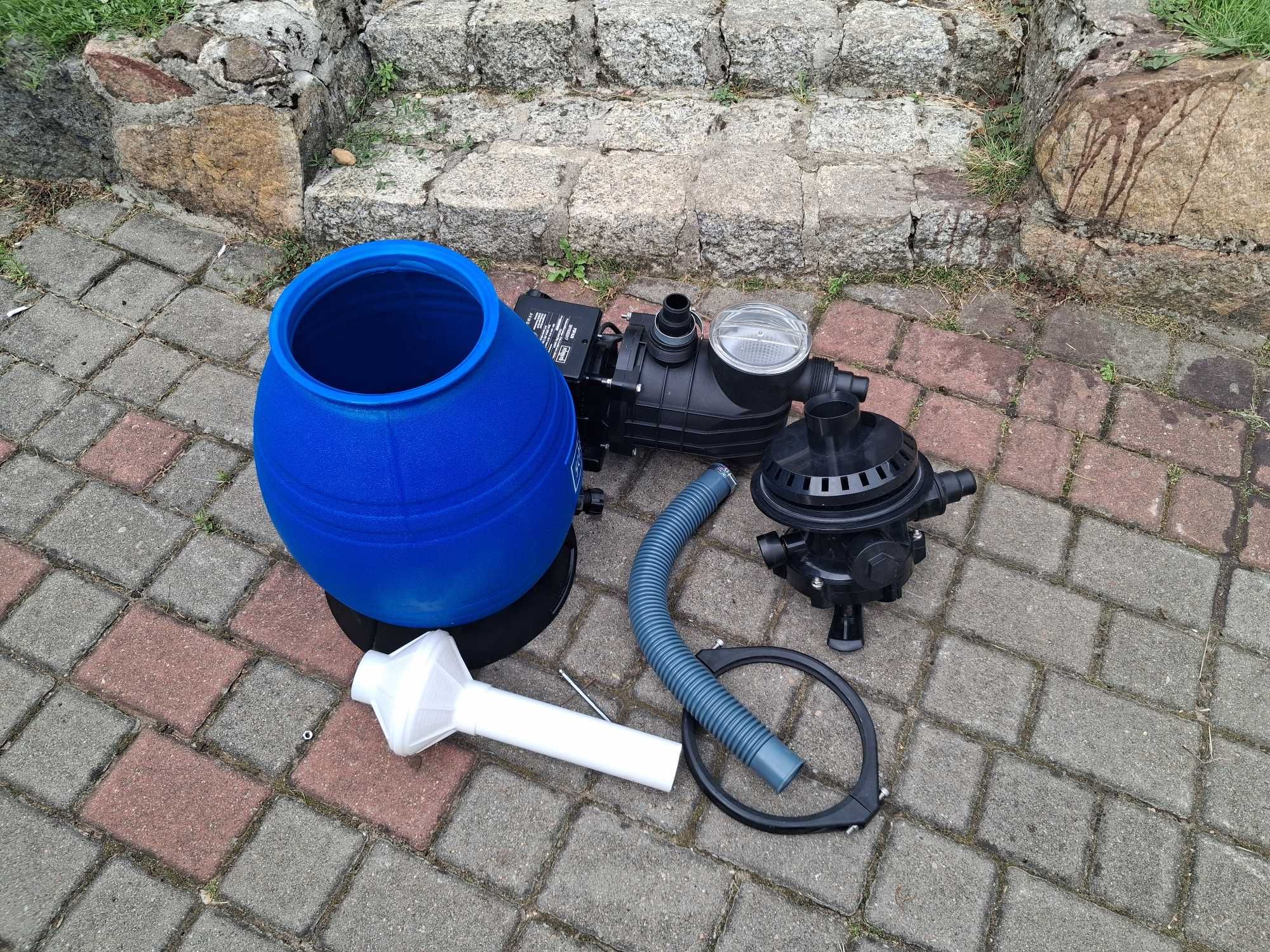 Zestaw do Basenu Filtr Piaskowy + pompa Filtrująca Scheppach PFA 26