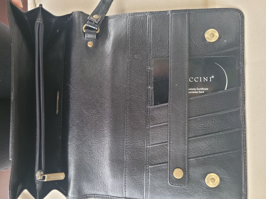 Puccini męska, skórzana saszetka