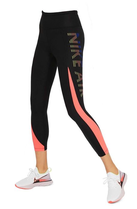 Nike Air Epic Fast Dri-FIT legginsy 7/8 czarne sportowe damskie S nowe