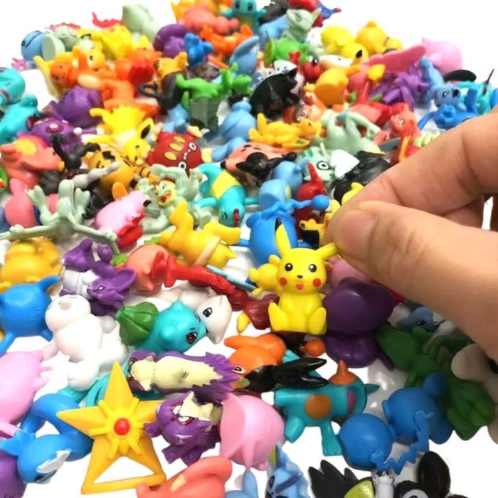 Zestaw 144 Szt Figurek Pokemon + Duża Torba Z Pikachu Prezent Dla Dzie