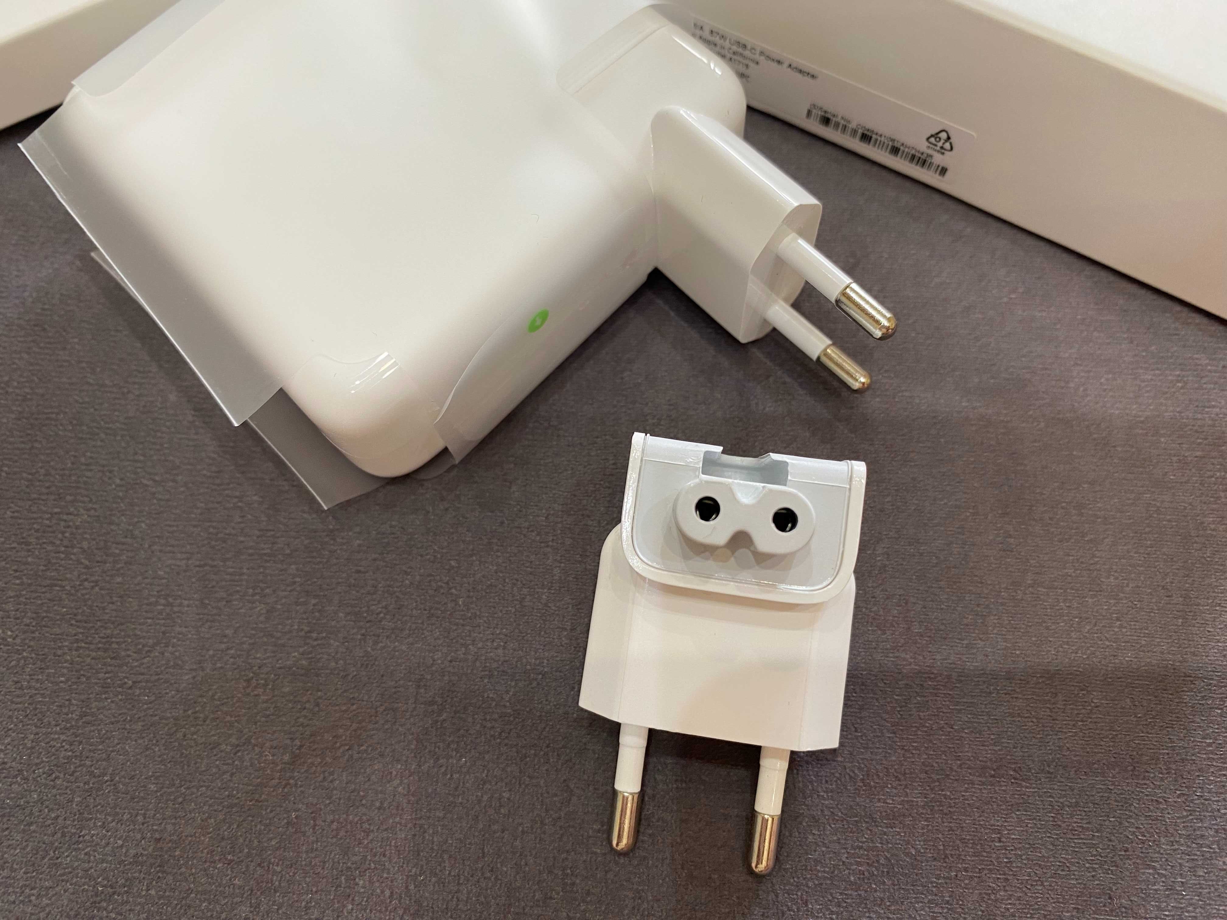 Euro-вилка для блоків живлення Apple перехідник (MacBook, iPad)
