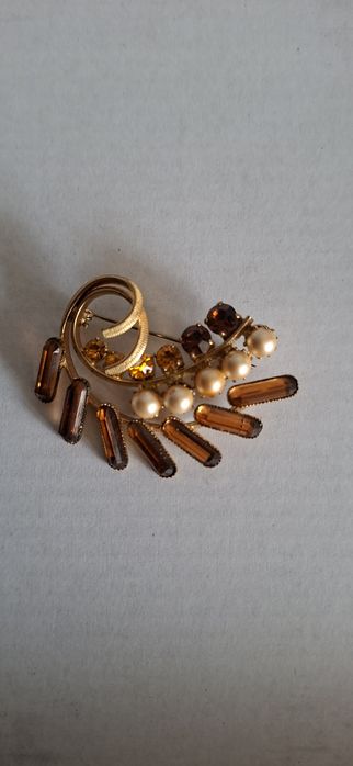 Шикарная Винтажная Брошь! Германия!