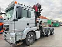 Лісовоз MAN TGS 26.540 лісовий кран Hiab 265Z 6х4 тягач з краном