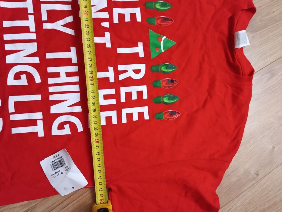 Bluzka świąteczna M bawełna z metką