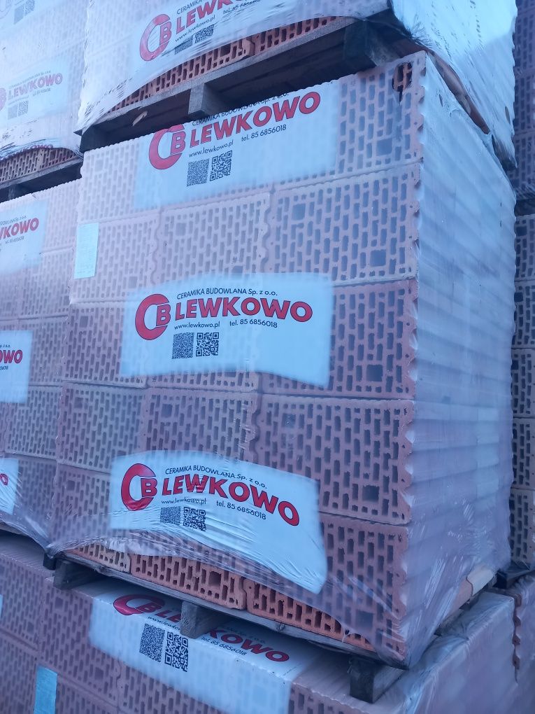 Cegła ceramiczna lewkowo LPW 25 NOWA pustak