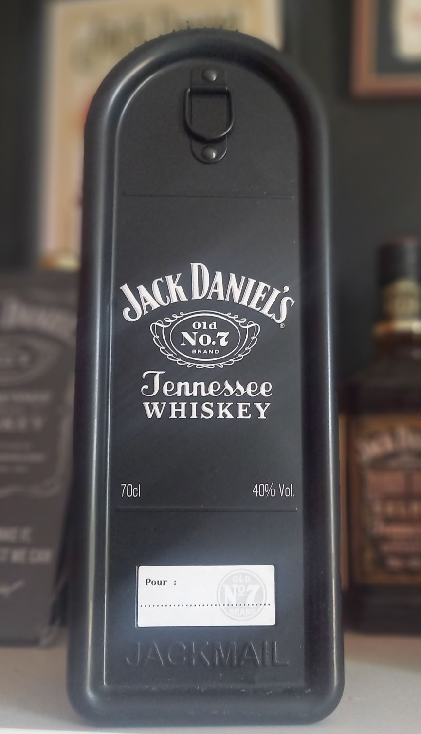 Caixas em metal jack daniels