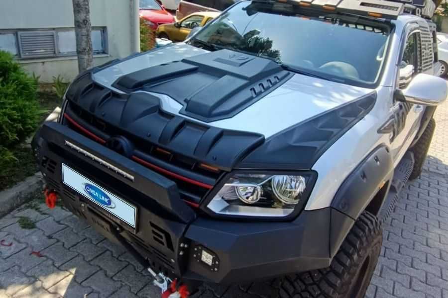 Бампер на VOLKSWAGEN AMAROK 2010-2022 силовой бампер посилений задній