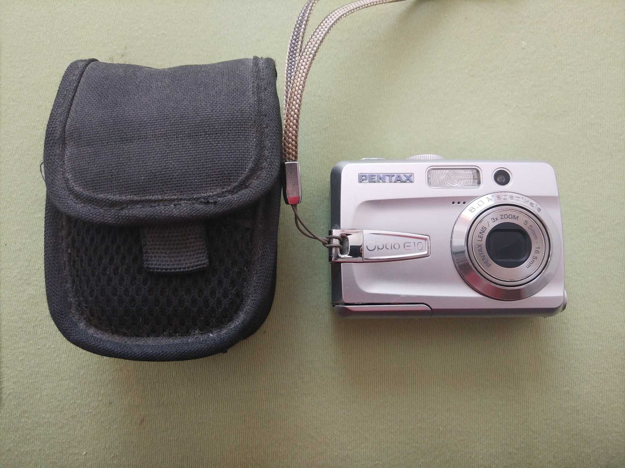 Pentax Optio E10, aparat fotograficzny, uszkodzony
