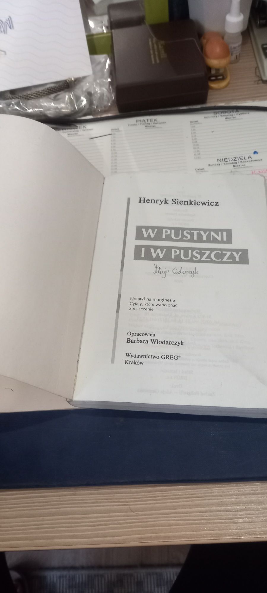 W pustyni i w puszczy lektura