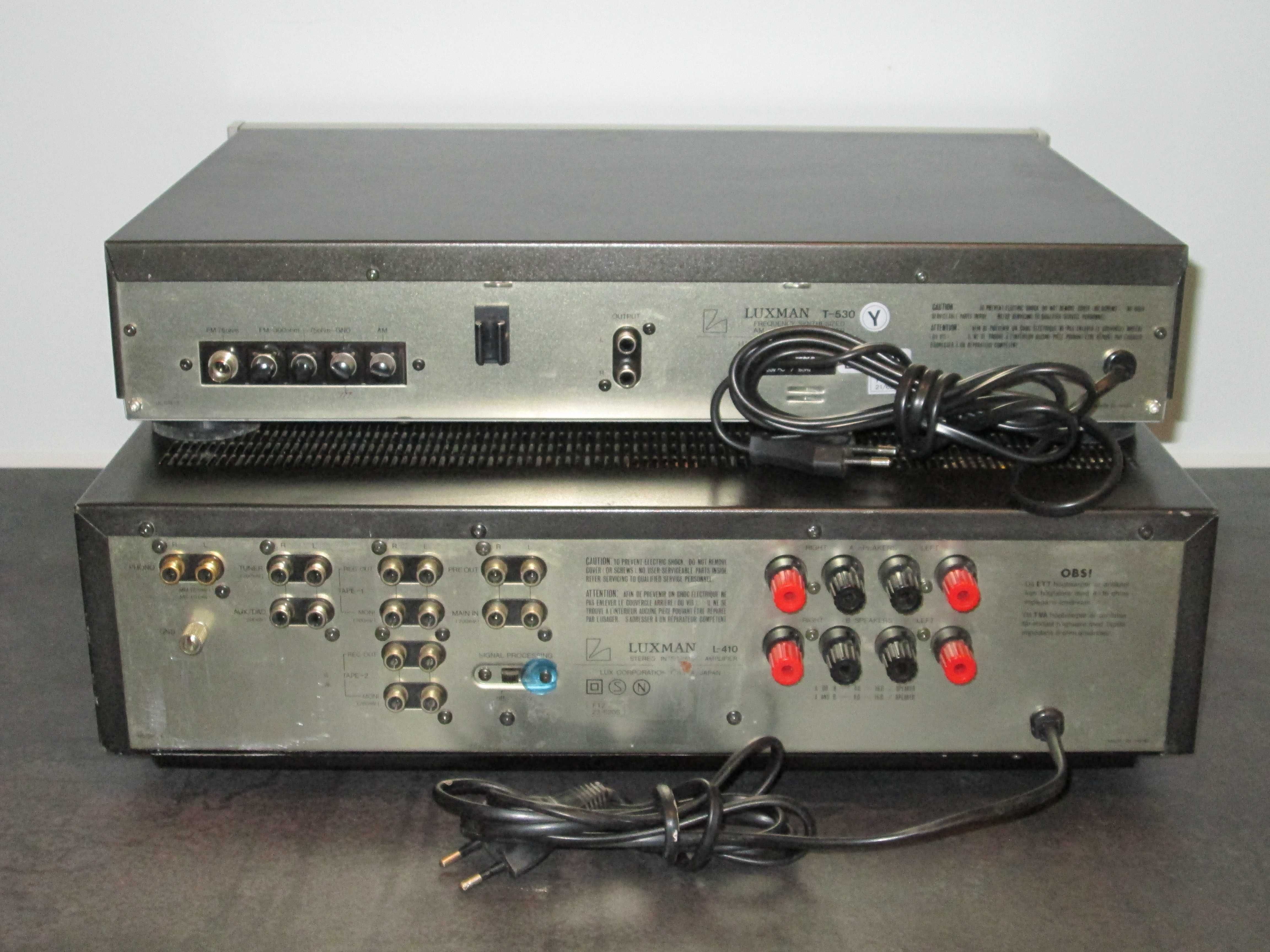 Luxman L 410 Wzmacniacz ( serwisowany ) + Tuner Luxman T 530