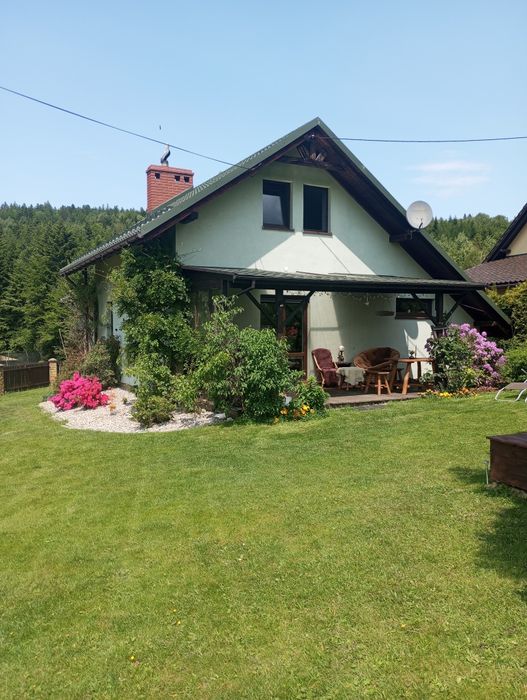 Domek Koszarawa Żywiec Beskid Żywiecki Góry las spokój