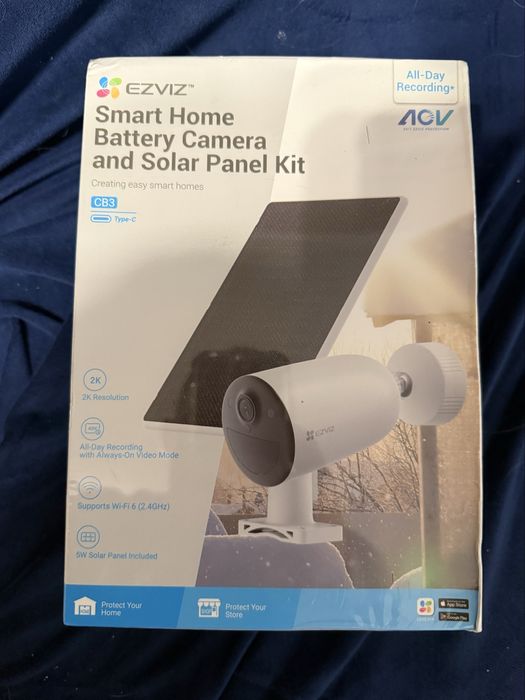 nowa Kamera IP zewnętrzna Ezviz CB3 WIFI Full HD z panelem solarnym