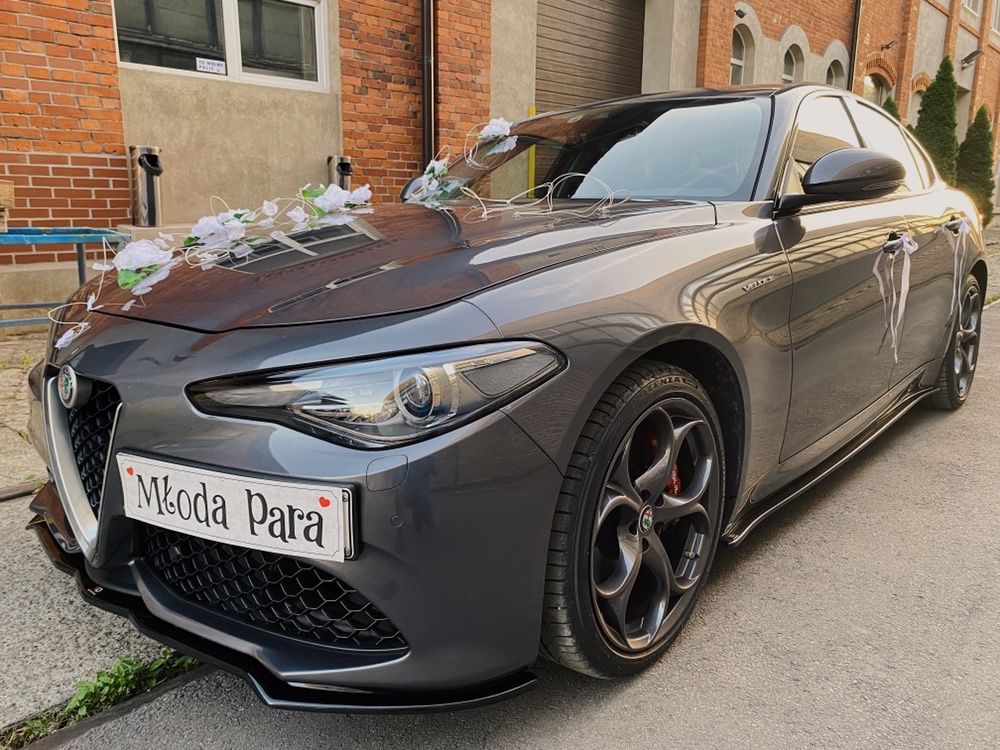 Auto samochód do ślubu Alfa Romeo Giulia Veloce Jedyna taka w Polsce