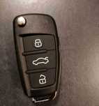 Chave AUDI A3, A4, A6, A8, Q7, TT