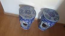 Tamborete peça de decoração