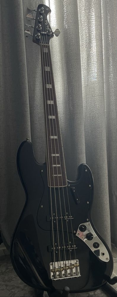 Harley Benton MV-5JB Black