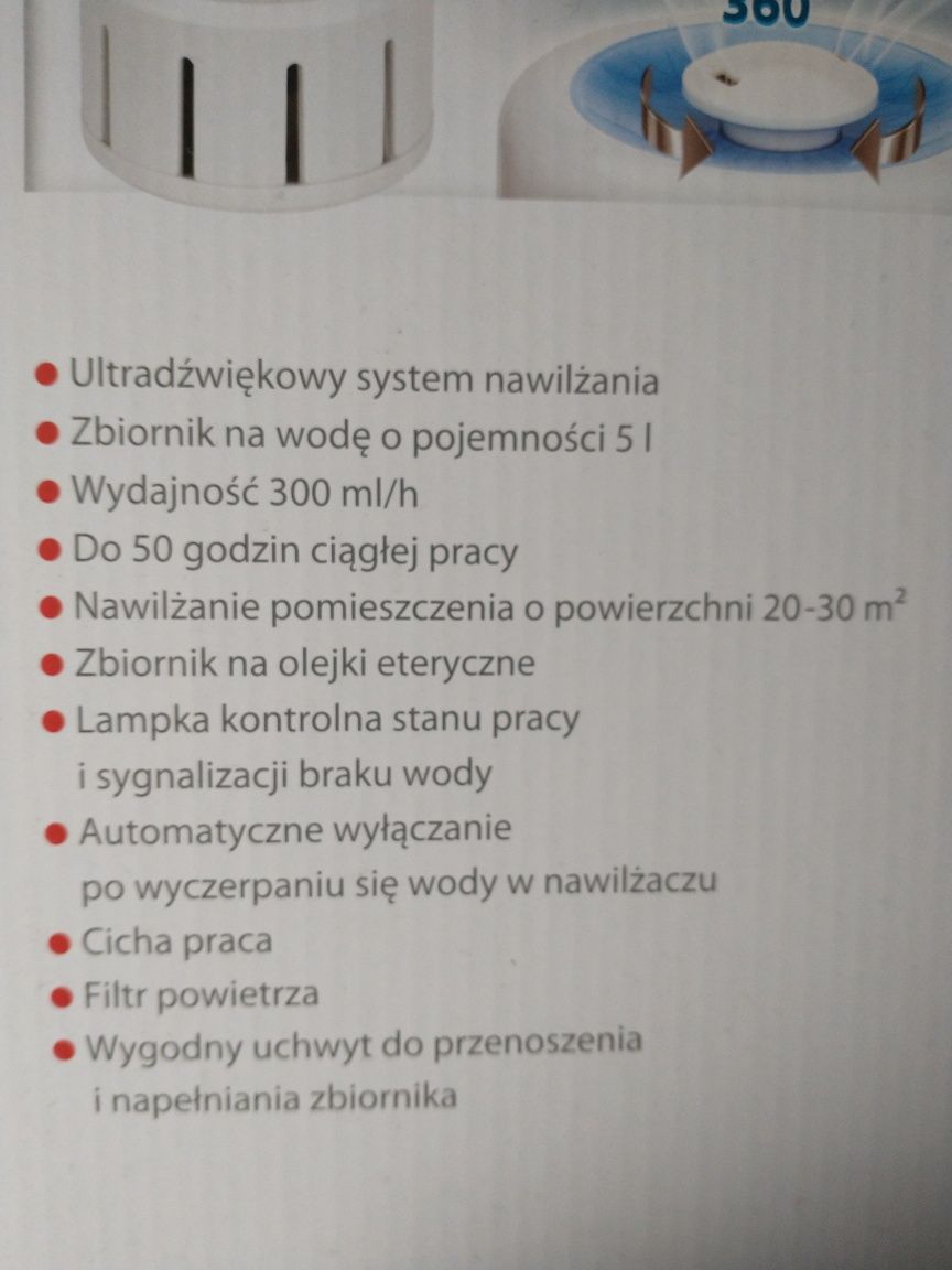 Nowy nawilżacz powietrza MPM