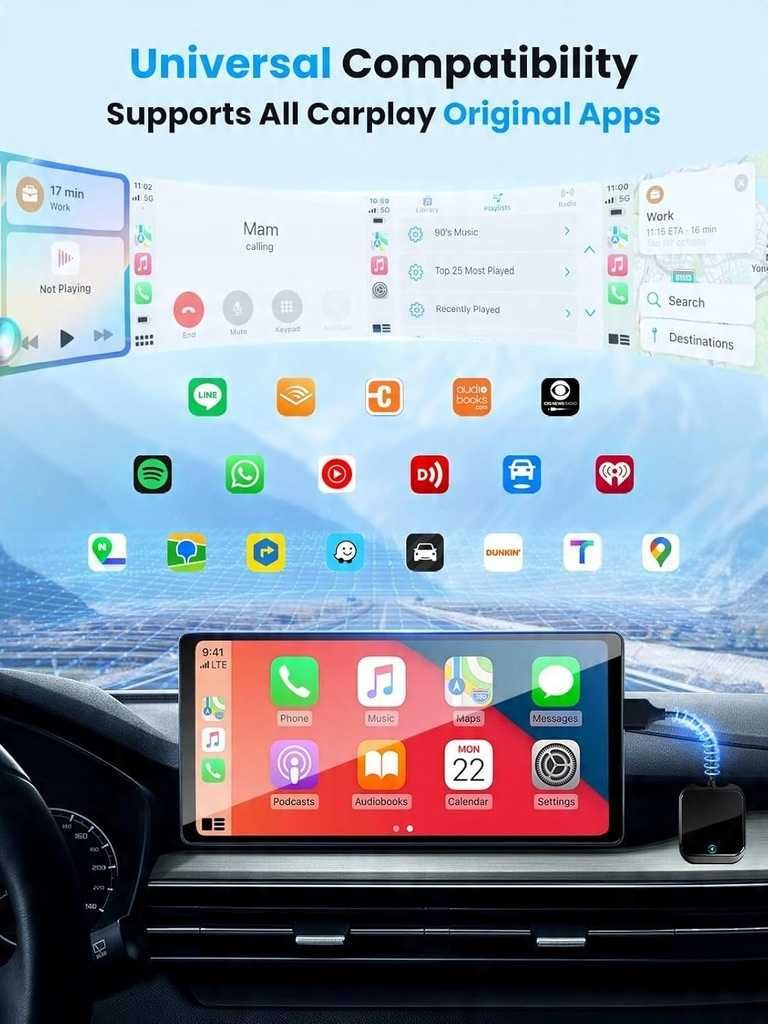 Bezprzewodowy adapter Carplay i Android