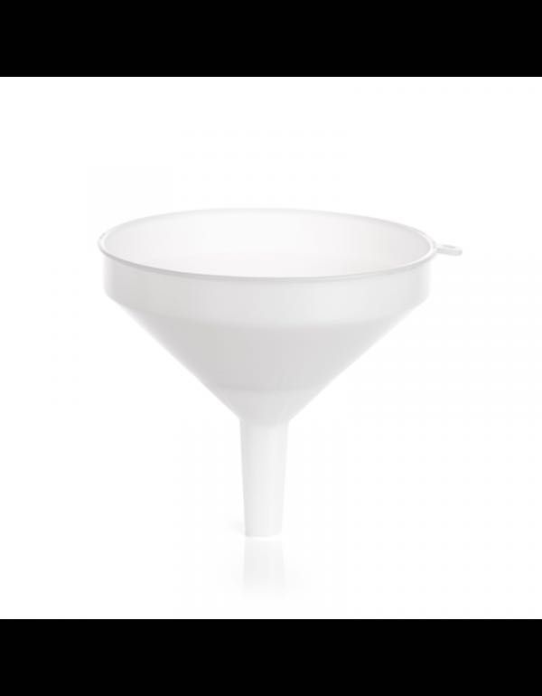 Funil de plástico para alimentos com filtro
