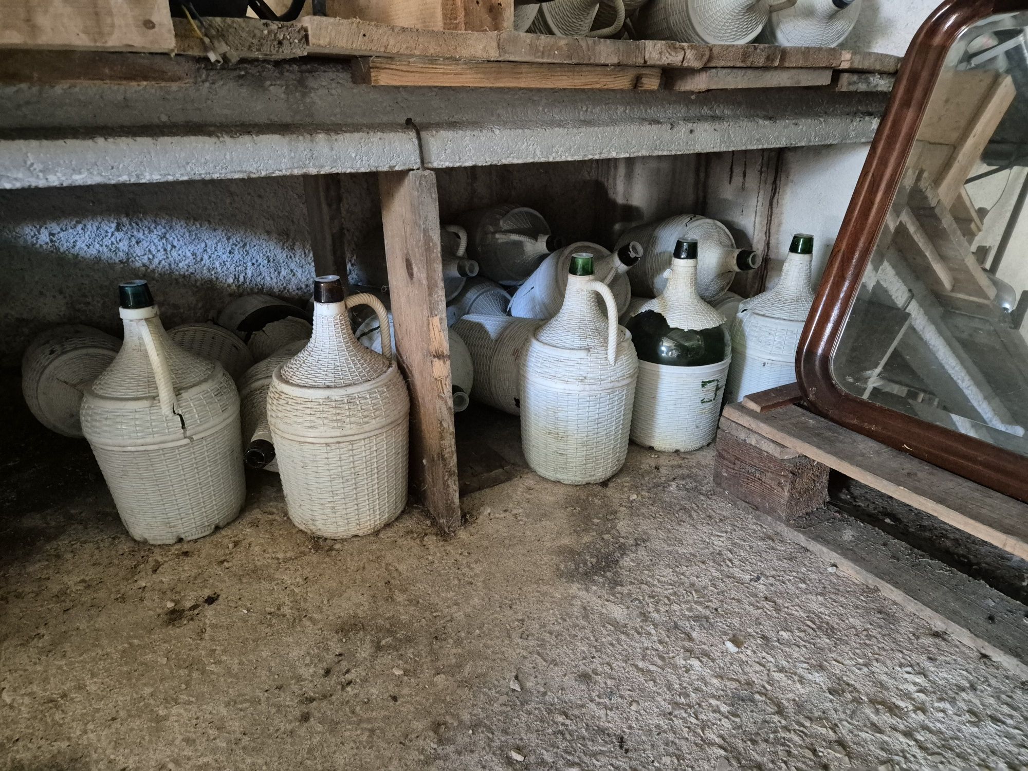 Garrafões vidro para vinho