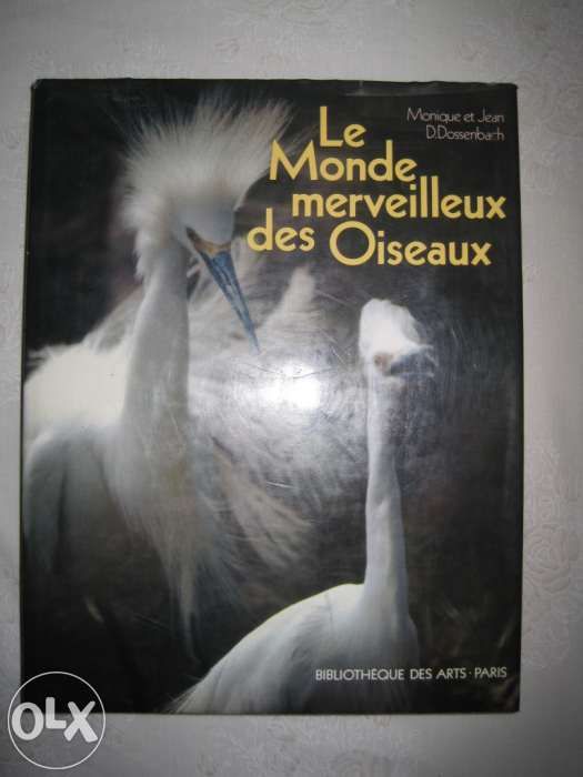 Livro raro "le monde merveilleux des oiseaux