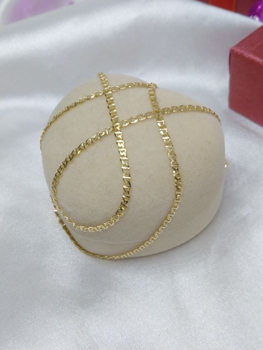 Piękny złoty łańcuszek Gucci, złoto próby 585, dł. 45 cm