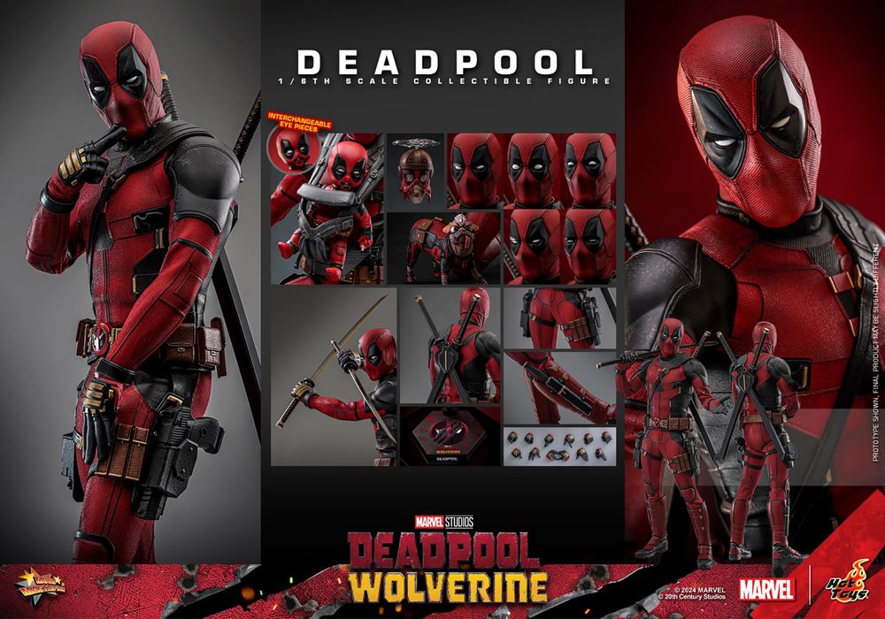 Фігурка 1/6 Hot Toys MMS746 Deadpool & Wolverine – DEADPOOL
