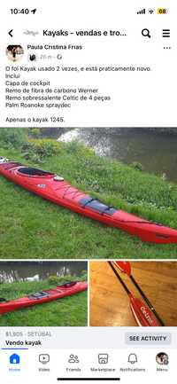 Kayak PRIJON usado 2 vezes