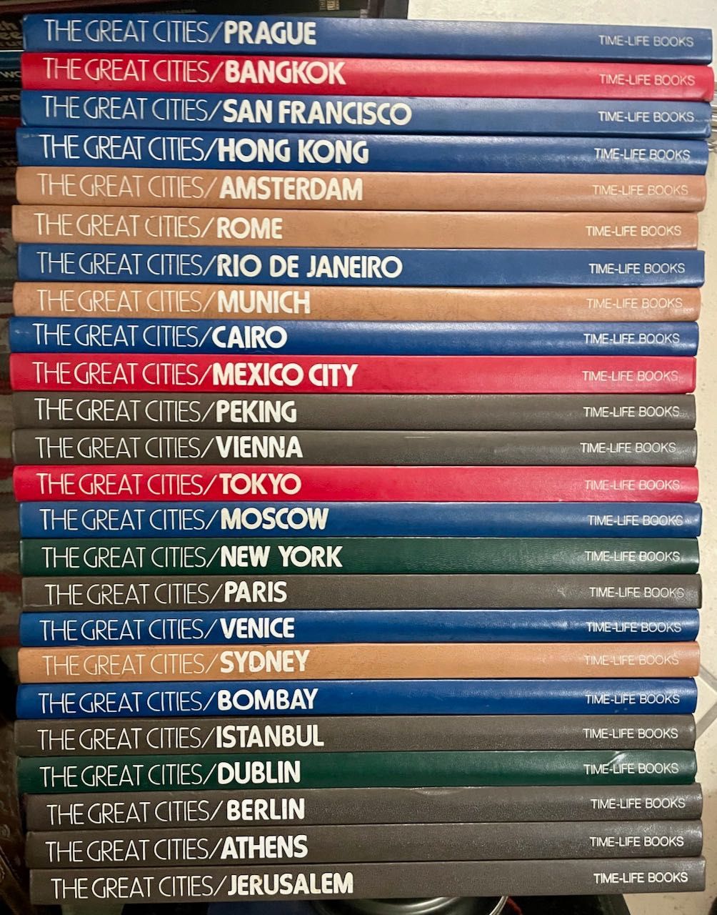 Colecção de 24 Livros "Time-Life The Great Cities"