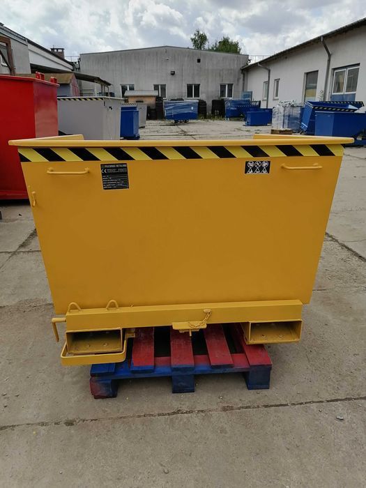 TK 800L Koleba Samowyładowcza Na Wszystkie Odpady Do Widlaka KONTENER