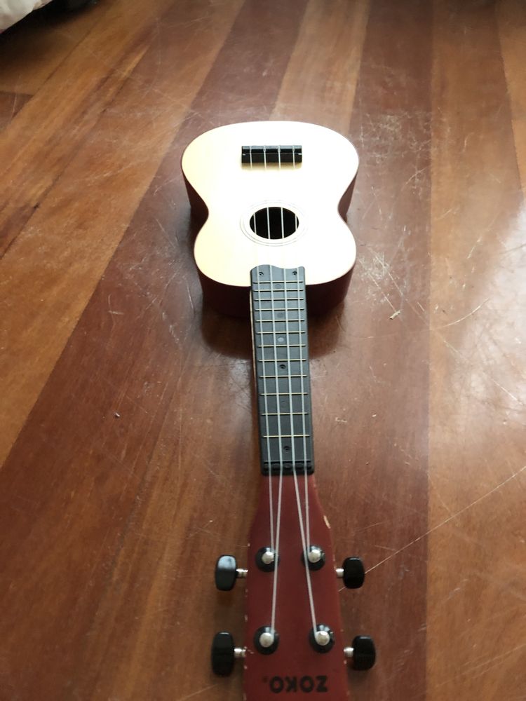 Ukelele de plastico