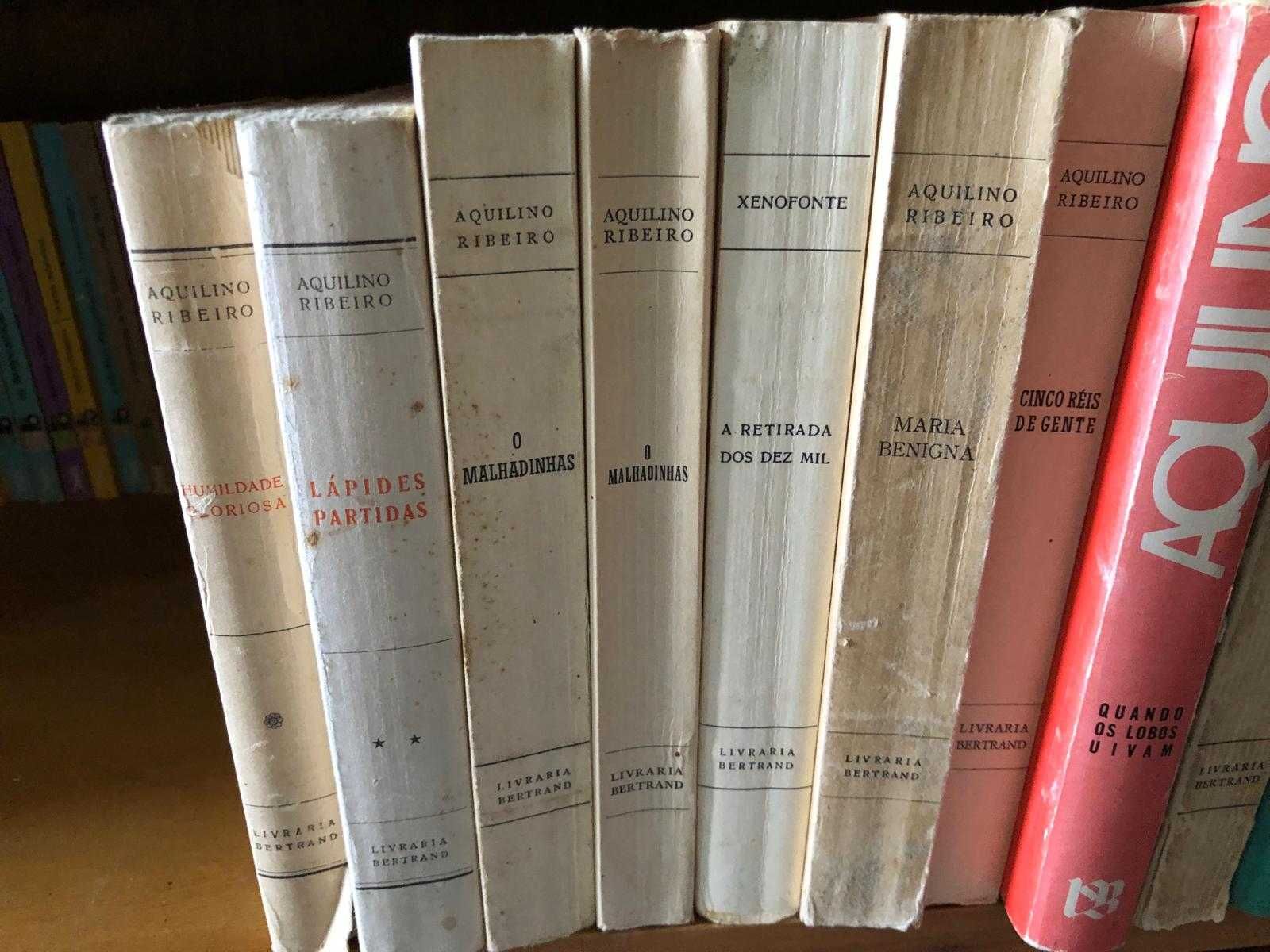 1 e  2 edições de  Aqulino Ribeiro, preço por livro, portes grátis.