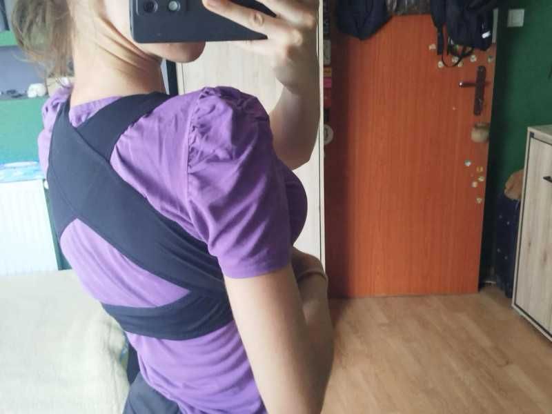 Regulowany pajączek korektor postawy prosta sylwetka zdrowie fitness