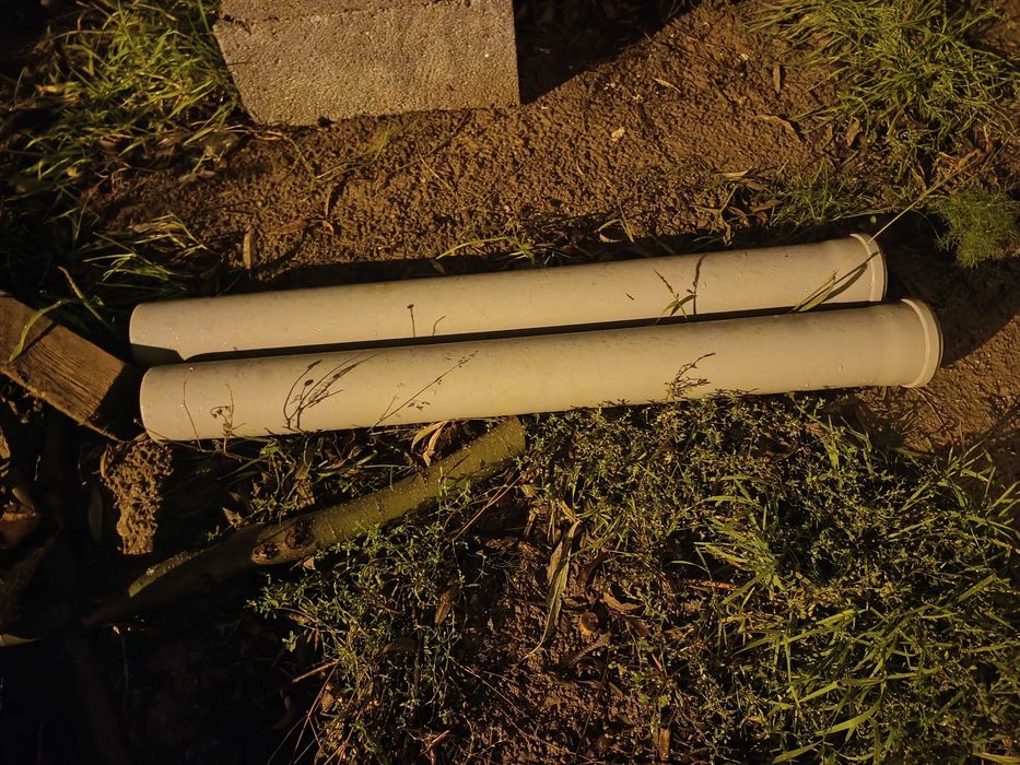 Rura kanalizacyjna dn 110 PVC l=1m 2szt.
