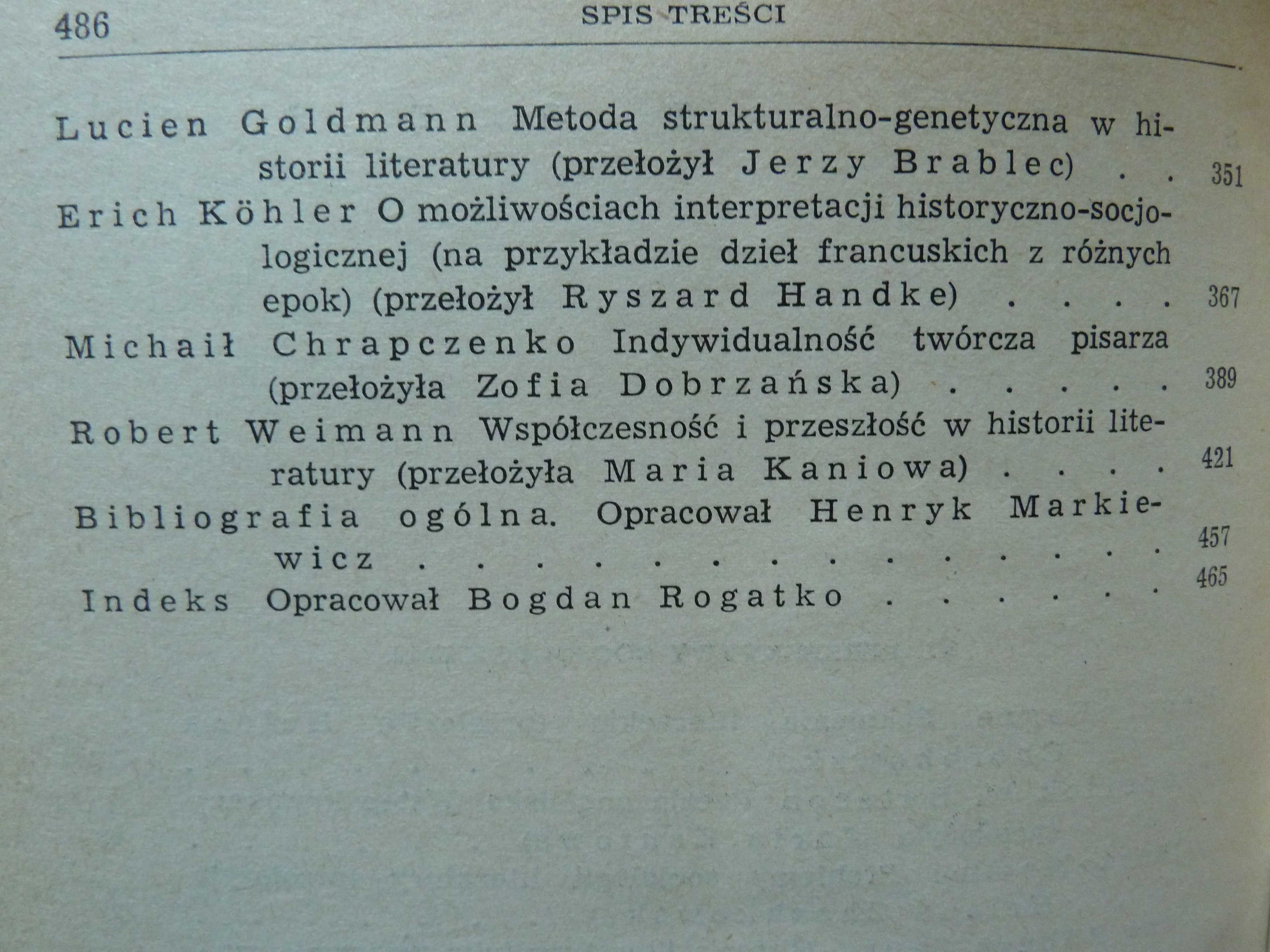 Współczesna  teoria badań literackich za granicą     Tom   I , III