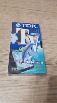 Nowa kaseta VHS tdk 4 godziny