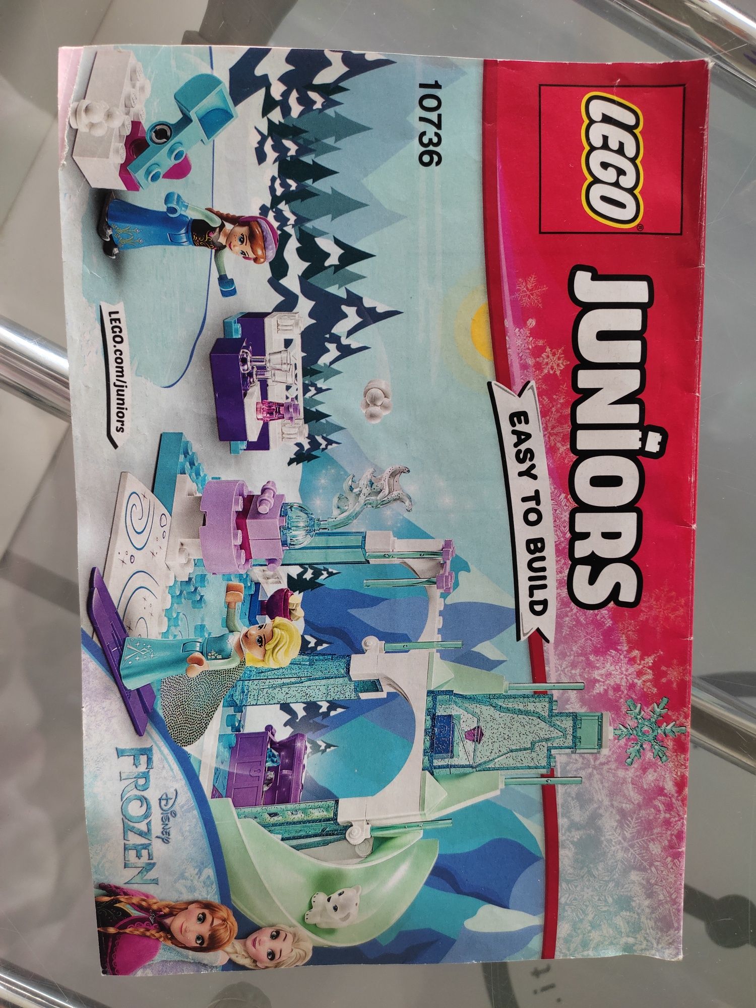 Klocki LEGO Junior 10736 Disney Frozen Pac zabaw Anny i Elsy