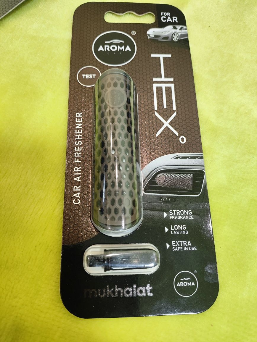 Ароматизатор Aroma Car Hex Silver, Lemon, Mukhalat