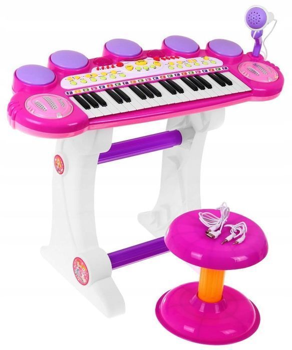 Keyboard dla dzieci MP3 USB zasilanie z powerbanku