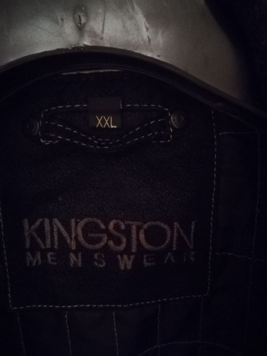 Kurtka skórzana Kingstone Menswear rozmiar xl