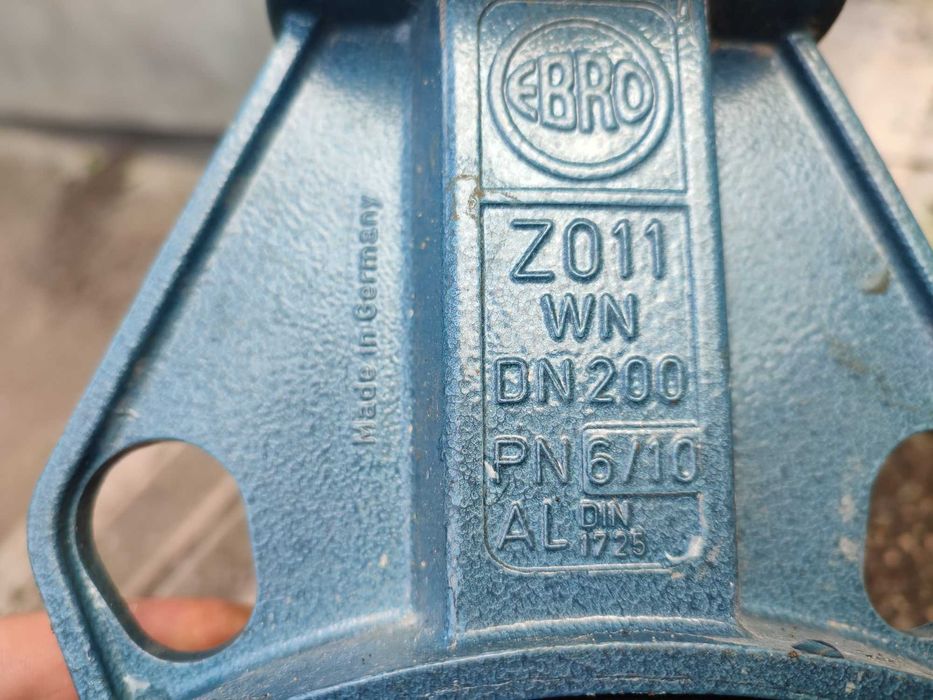 zawór klapowy motylkowy przepustnica DN200 x2 DN150 DN125