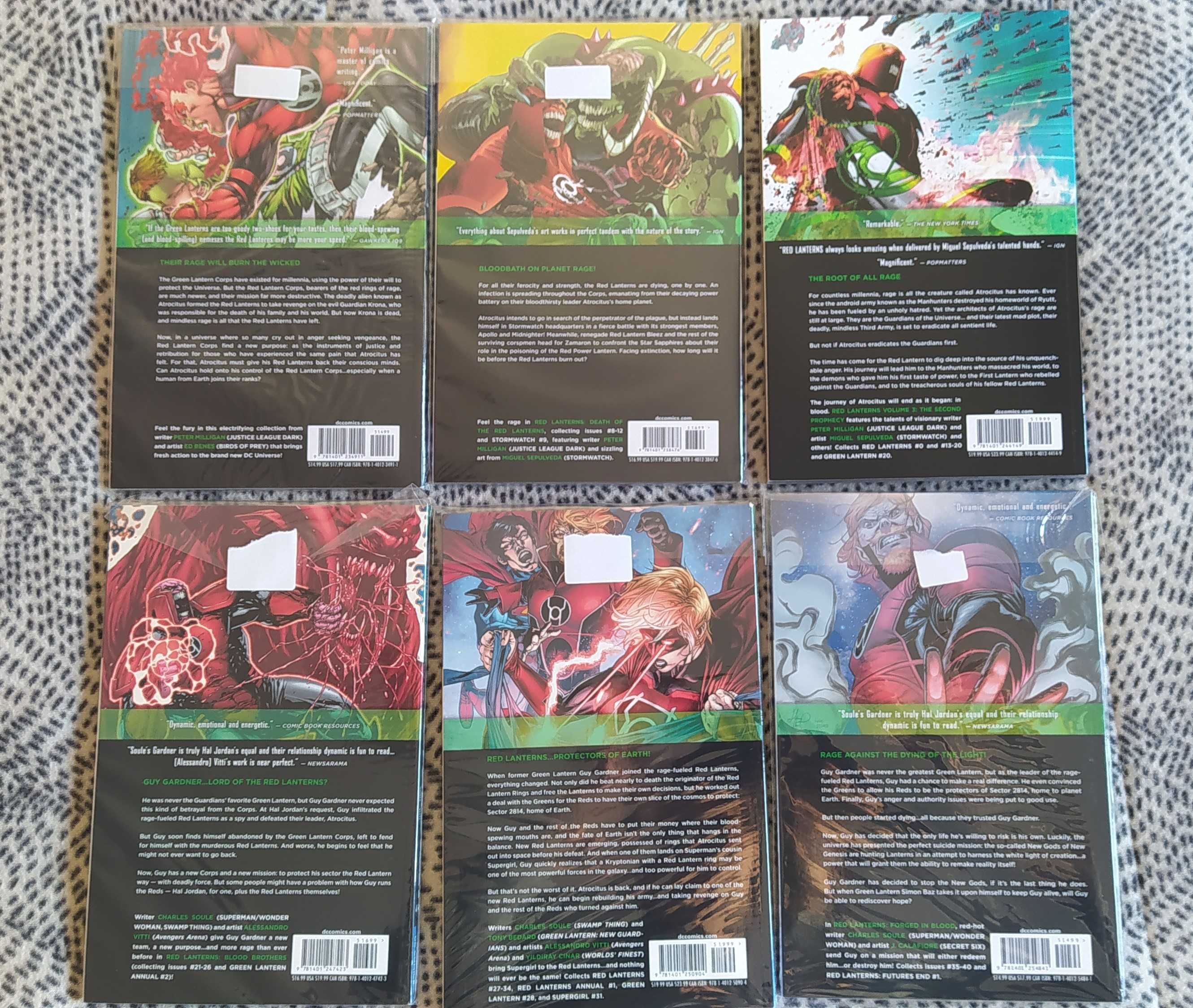 Livros DC Red Lanterns