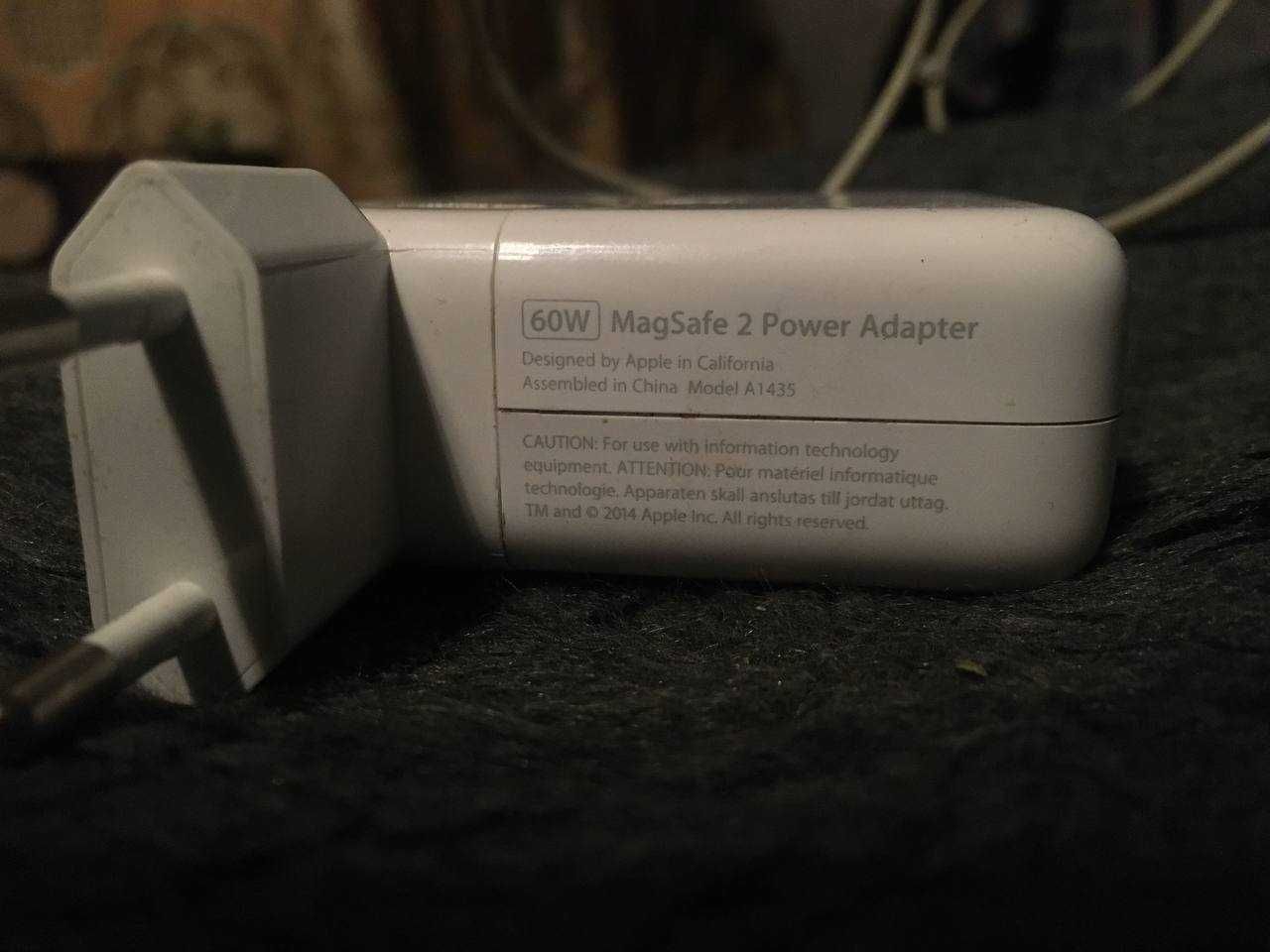 Зарядка для Macbook Magsafe 2 60W A1435