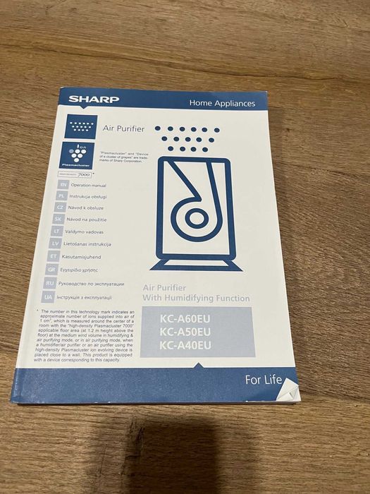 Oczyszczacz nawilżacz powietrza Sharp KC-A40EU 100% sprawny stan bdb