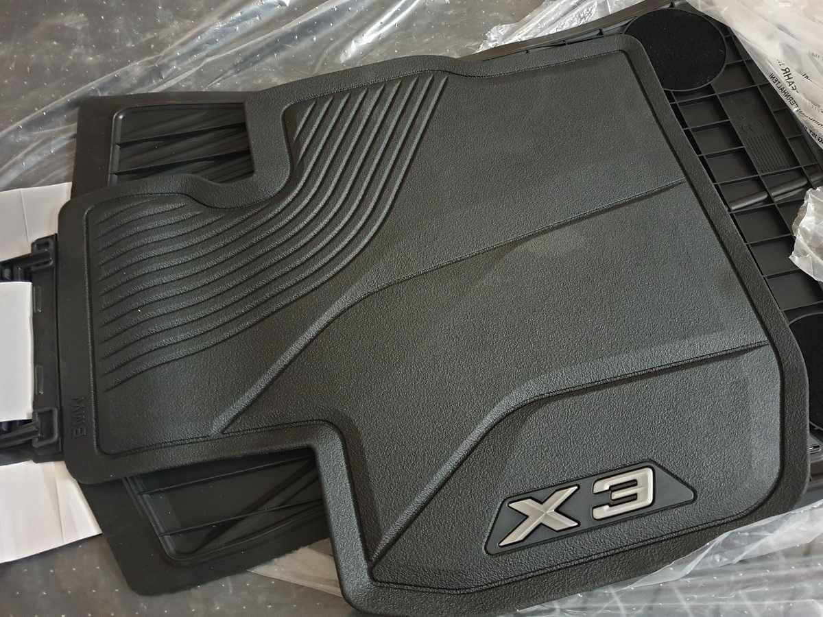 Оригінальні коврики X3 X1 G01 G45 G02 F48 U11 авто резинові